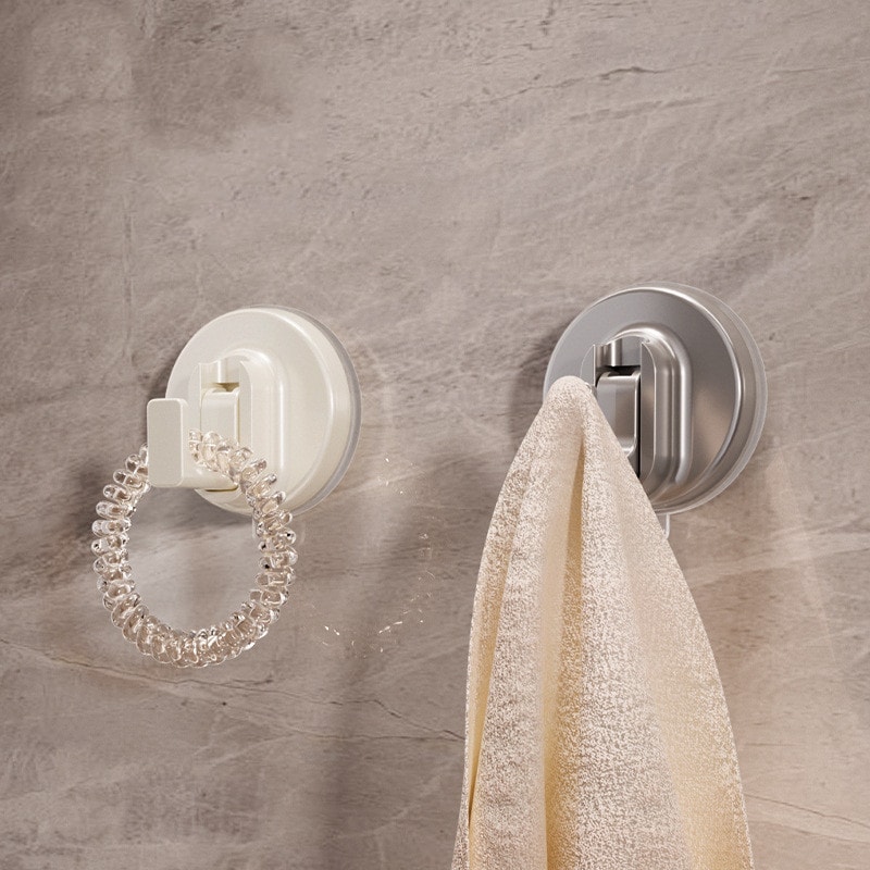 Reusable Suction Cup Hooks, Waterproof Vacuum Suction Kitchen Bathroom Wall Hanger