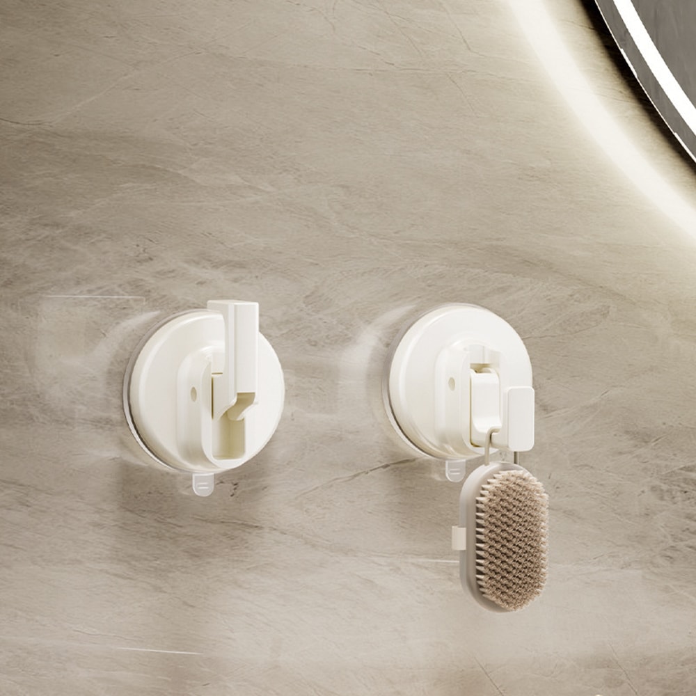 Reusable Suction Cup Hooks, Waterproof Vacuum Suction Kitchen Bathroom Wall Hanger