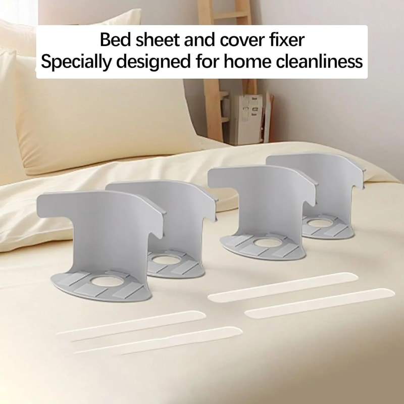 Heavy Duty Bedsheet Corner Tightener Clips Durable Bed Sheet Grippers For Protectors 3