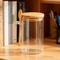 Multi-Purpose Storage Jar for Tea, Coffee, Candy, Spices, High Borosilicate Glass Airtight Container with Spoon