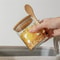 Multi-Purpose Storage Jar for Tea, Coffee, Candy, Spices, High Borosilicate Glass Airtight Container with Spoon