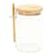 Multi-Purpose Storage Jar for Tea, Coffee, Candy, Spices, High Borosilicate Glass Airtight Container with Spoon
