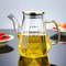 Glass Oil Pots Leak Proof Diamond Oil Bottle With Scale Lid Kitchen Soy Sauce Vinegar Condiment Sto 7
