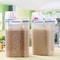 Kitchen cereals storage box, transparent plastic PP food container, rice and flour storage box with measuring cup