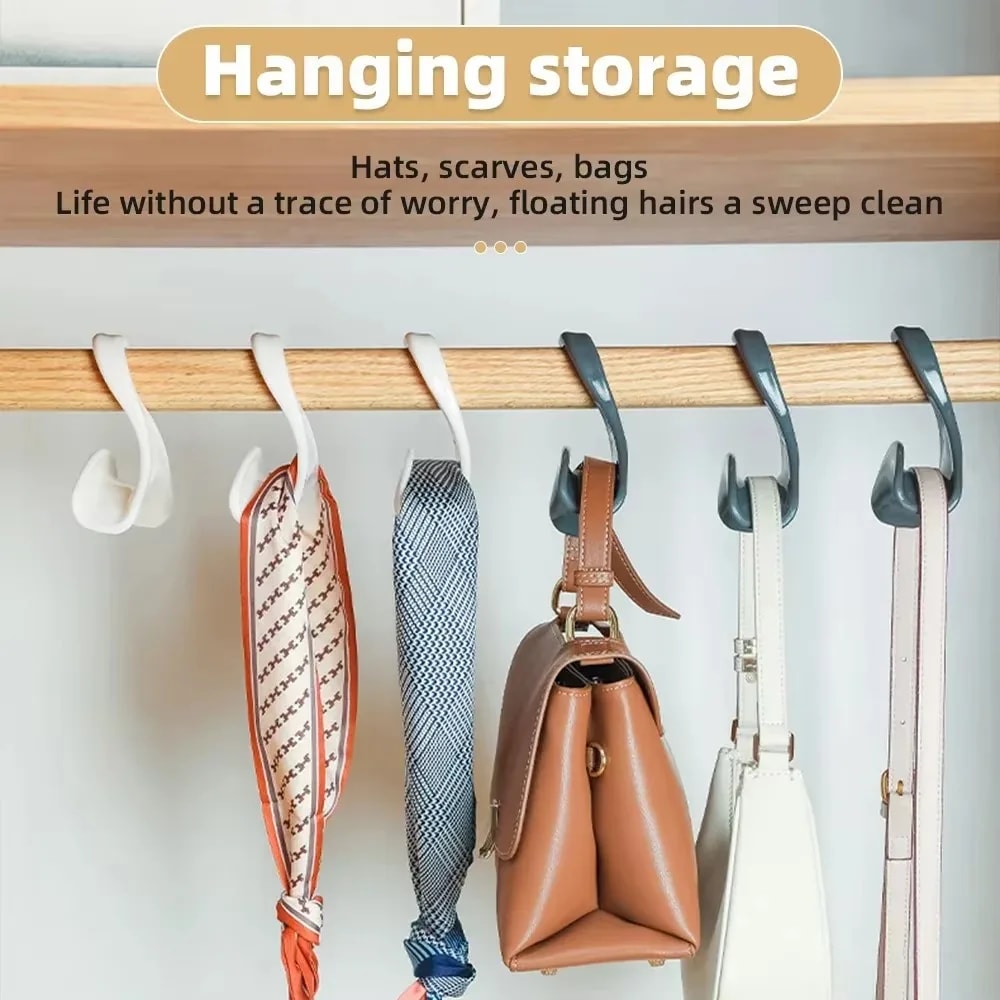 Space Saving Handbag Hanger Hook Closet Organizer Rack For Bags Caps Scarves Hats MultiPurpose Ward 3