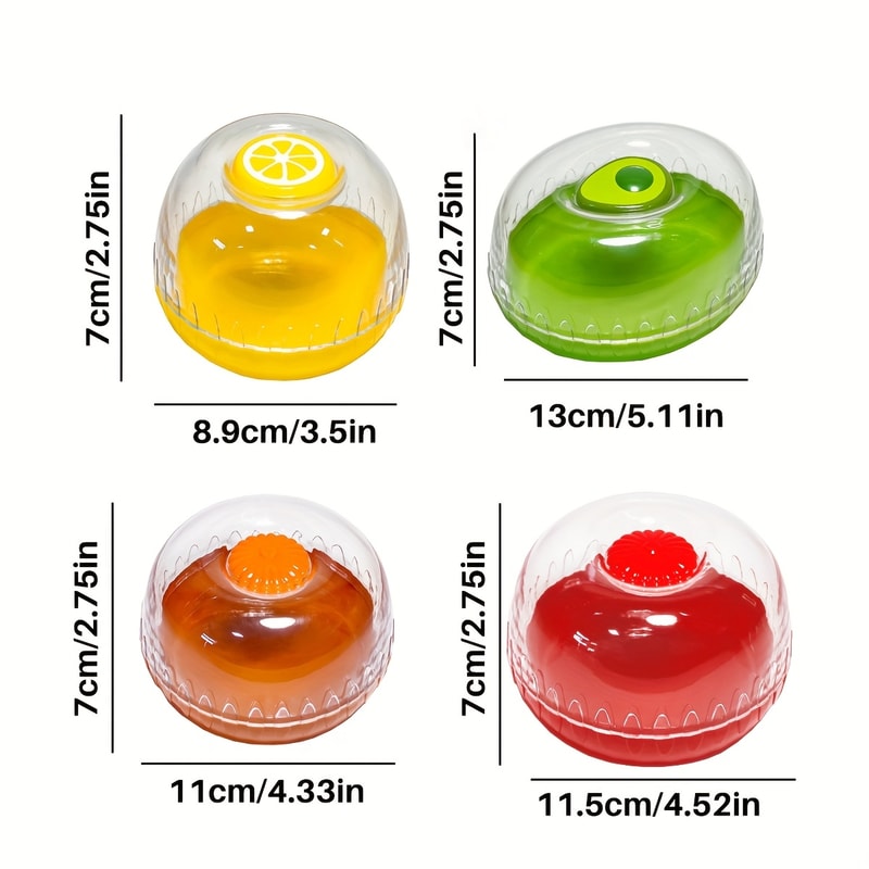 Portable Fresh Storage FoodGrade Fruit Box Airtight Crisper Containers For Tomatoes Avocado Vegetab 5