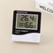 Electronic LCD Temperature Humidity Meter, Digital Weather Station Clock, Indoor Outdoor Hygrometer Thermometer