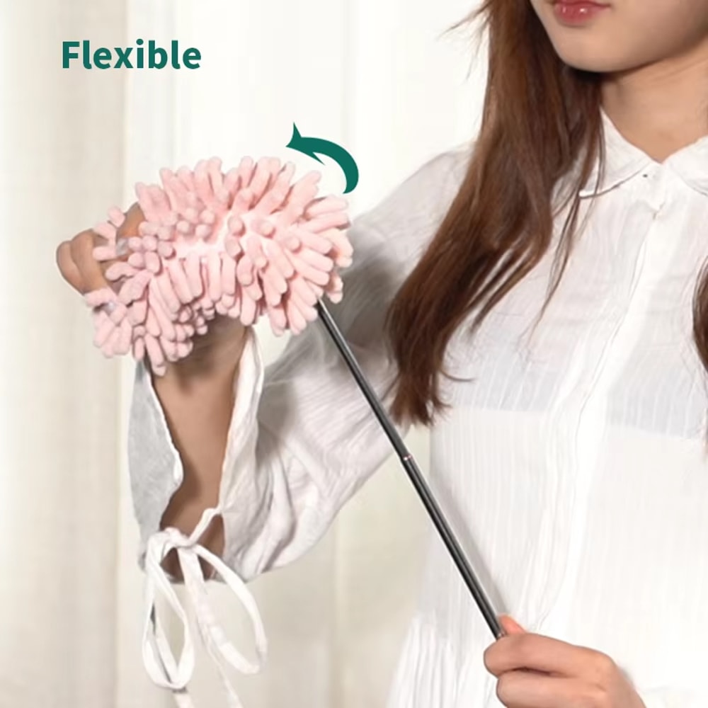 Multifunctional Lengthen Duster Stainless Steel Dust Brush For Home And Auto Interior Cleaning Ceil 3