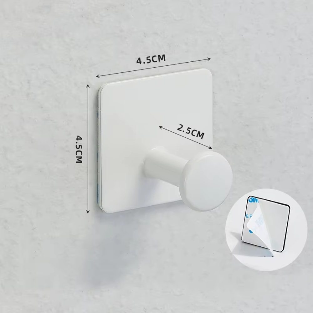 Heavy Duty Adhesive Towel Hooks Stick On Hanger Waterproof Stainless Steel For Kitchen Bathroom Hom