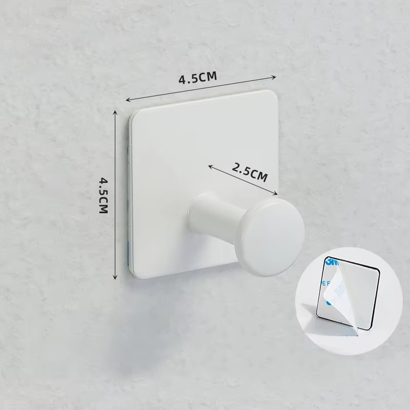 Heavy Duty Adhesive Towel Hooks Stick On Hanger Waterproof Stainless Steel For Kitchen Bathroom Hom
