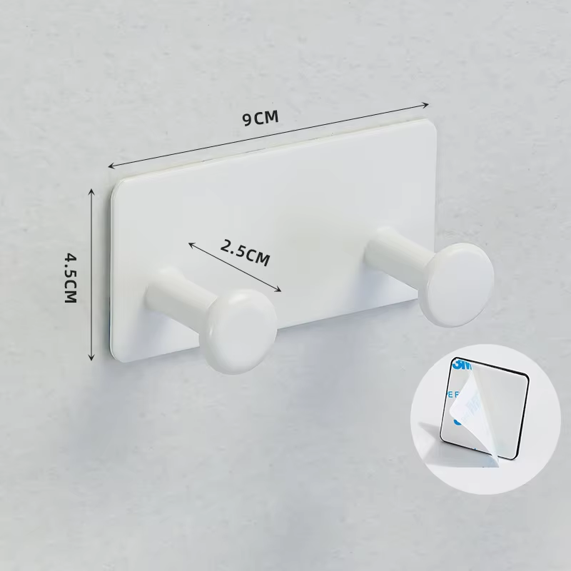 Heavy Duty Adhesive Towel Hooks Stick On Hanger Waterproof Stainless Steel For Kitchen Bathroom Hom