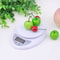 LED Portable Digital Scale, Small Kitchen Weighing Scale, Food Balance Measuring Weight