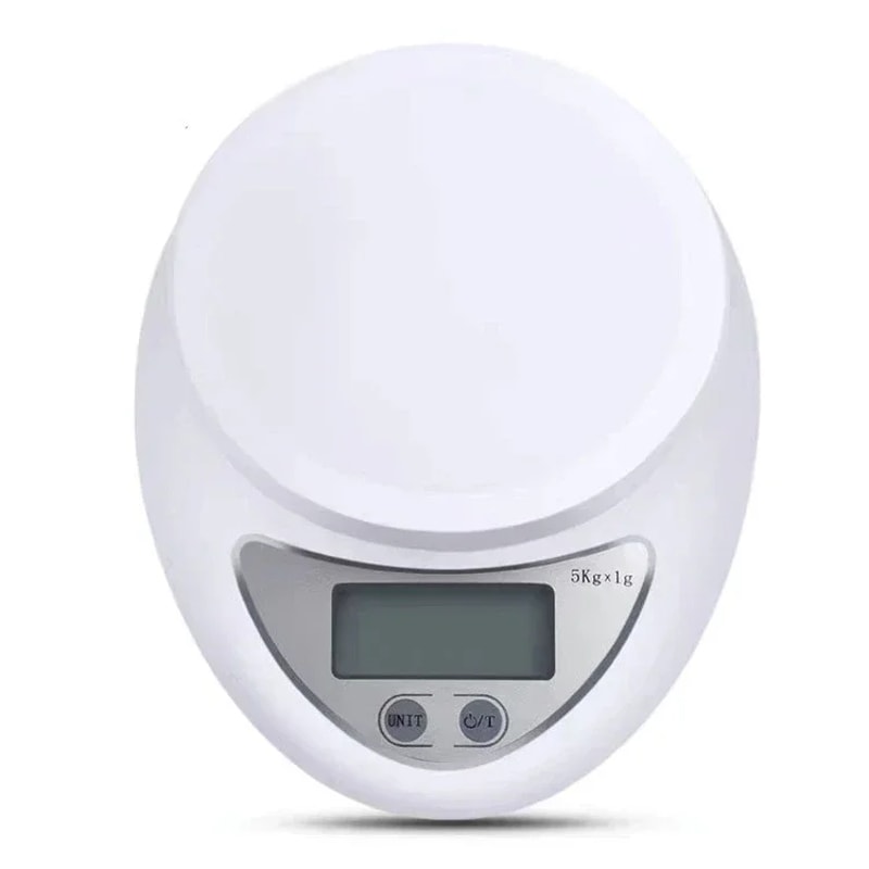 LED Portable Digital Scale, Small Kitchen Weighing Scale, Food Balance Measuring Weight