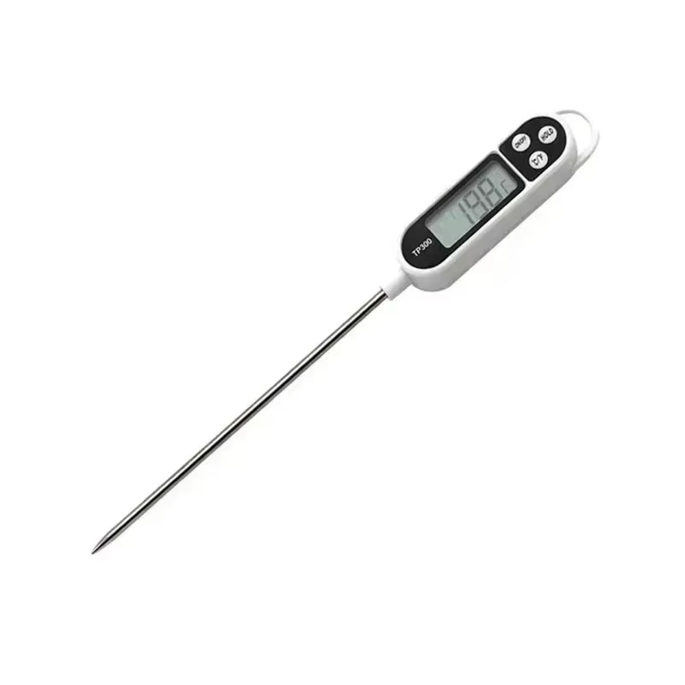 Food Thermometer Digital Kitchen Tool for Meat, BBQ, Water and Oil Cooking Electronic Oven Probe