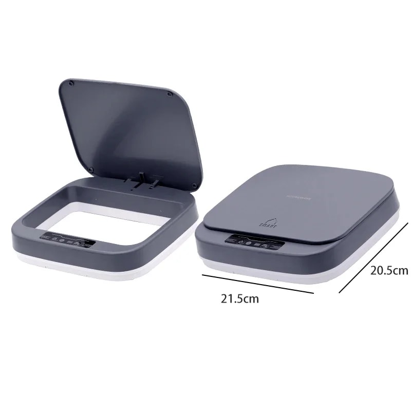 Smart Induction Trash Can Cover Lid Electric Garbage Cans Automatic Smart Dustbin Lids 2