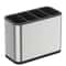 Silverware Caddy, Cutlery Organizer, Stainless Steel Utensil Drying Rack with Divided Compartments