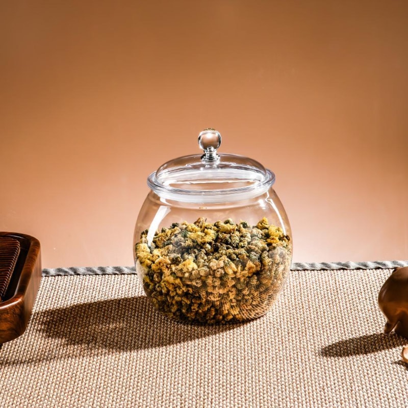 Flour Grains Candy Cookie Plastic Jar With Airtight Lid For Food Storage Canister 3