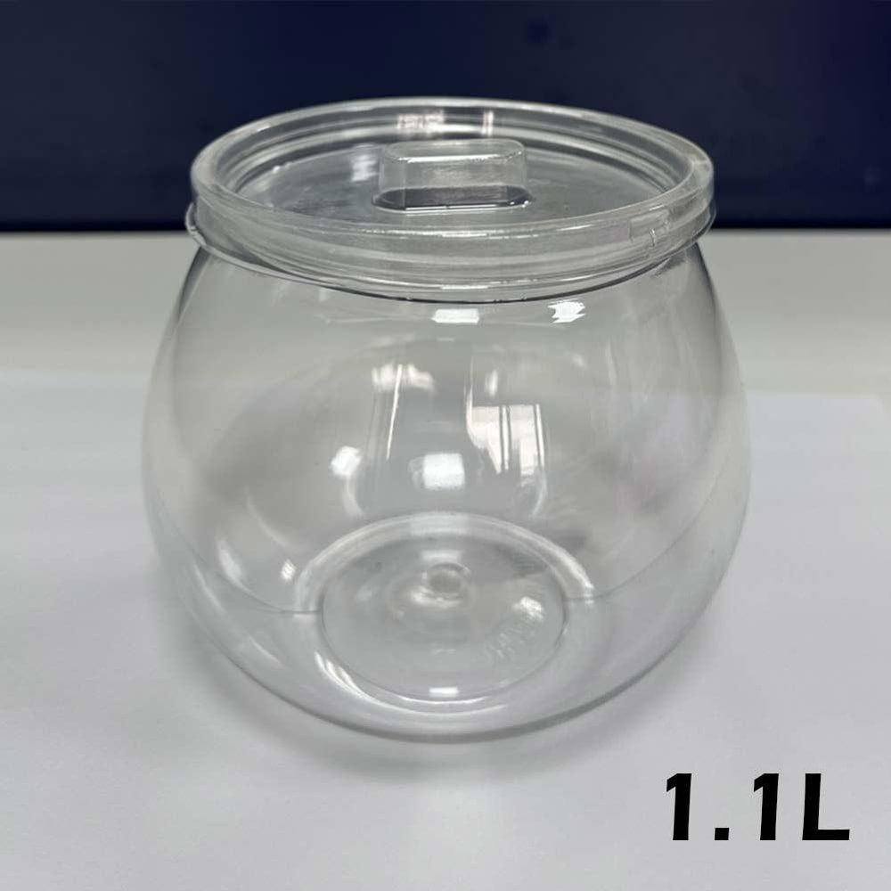 Flour Grains Candy Cookie Plastic Jar With Airtight Lid For Food Storage Canister 5