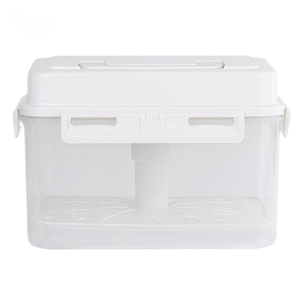 Pickle Jar With Press Plate Leakproof Storage Kitchen Organizer For Gherkin Sauerkraut Kimchi Olive 4