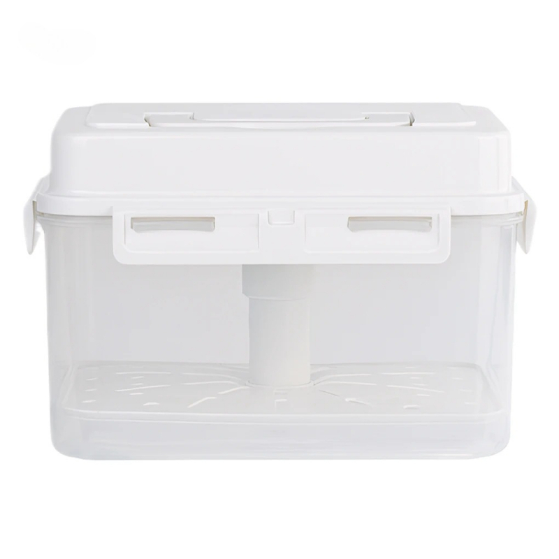 Pickle Jar With Press Plate Leakproof Storage Kitchen Organizer For Gherkin Sauerkraut Kimchi Olive 4