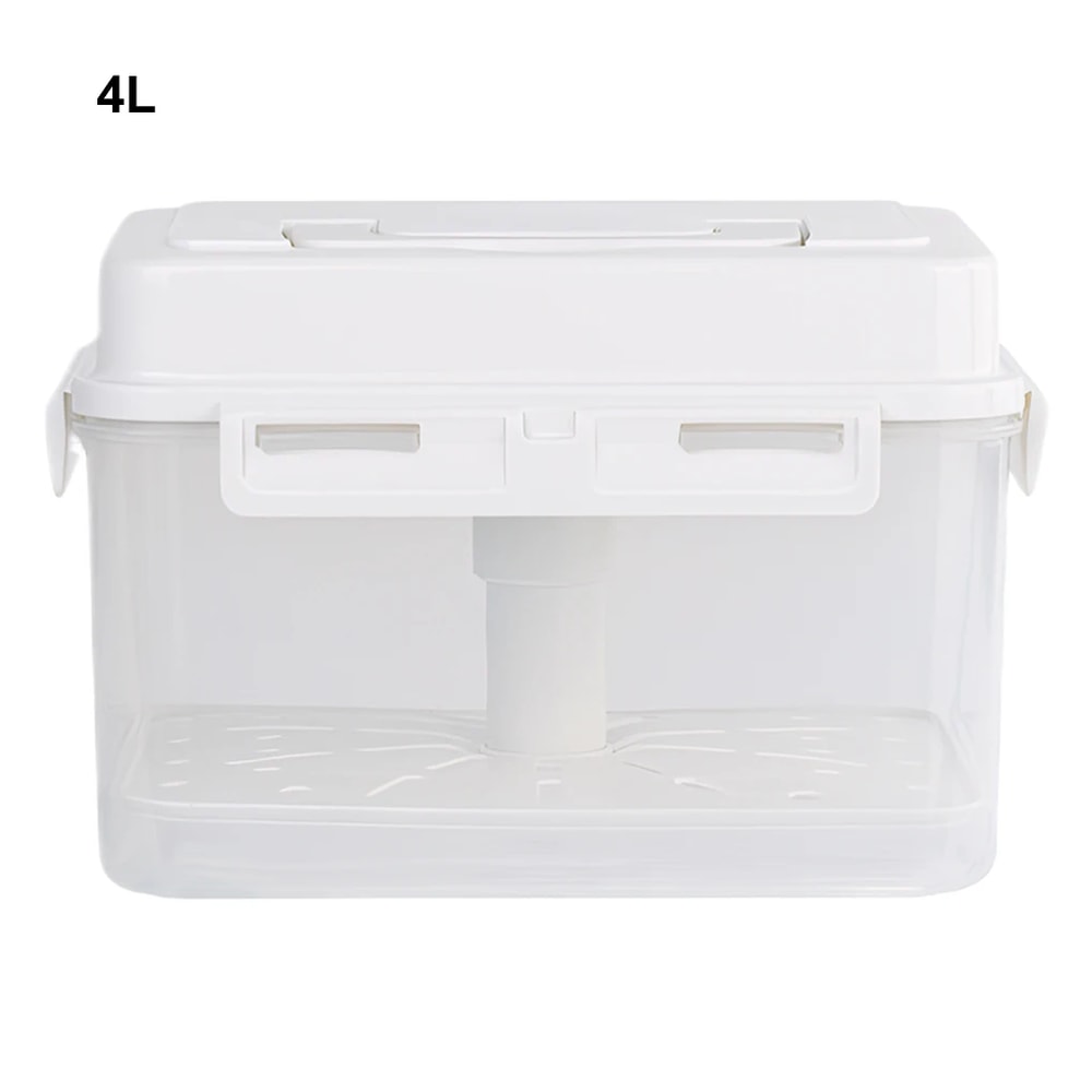 Pickle Jar With Press Plate Leakproof Storage Kitchen Organizer For Gherkin Sauerkraut Kimchi Olive 6