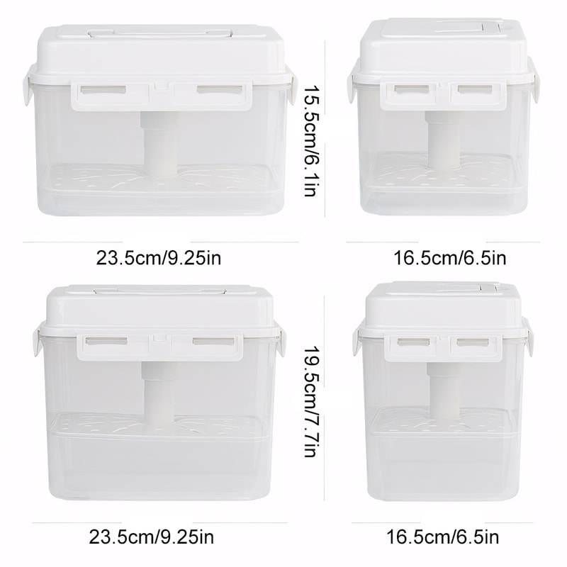 Pickle Jar With Press Plate Leakproof Storage Kitchen Organizer For Gherkin Sauerkraut Kimchi Olive 5