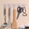 Transparent Holder Rack for Bathroom Towel, Sponge Storage, Living Room Hat Clothes Seamless Hook Organiser