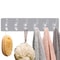 Transparent Holder Rack for Bathroom Towel, Sponge Storage, Living Room Hat Clothes Seamless Hook Organiser