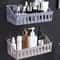 Plastic Bathroom Shelf Organizer No Drill Wall Mount Shower Storage Rack For Toilet Shampoo Holder 2