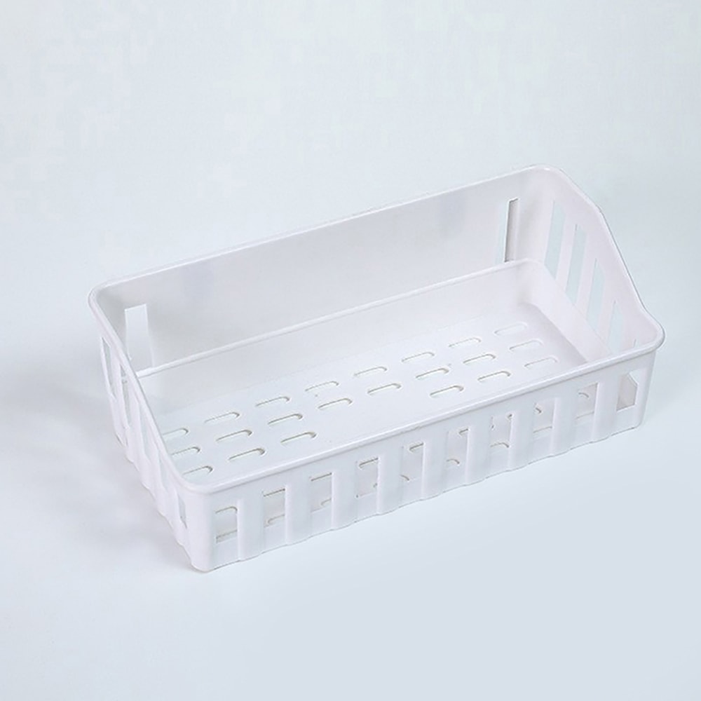 Plastic Bathroom Shelf Organizer No Drill Wall Mount Shower Storage Rack For Toilet Shampoo Holder 5