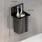 Functional Toothpaste and Toothbrush Stand Wall-Mounted Storage Rack for Bathroom Organization