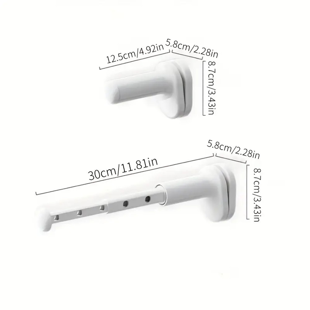 Thickened Portable Folding Hangers Extendable Travel Clothes Drying Rack Space Saving Design 3