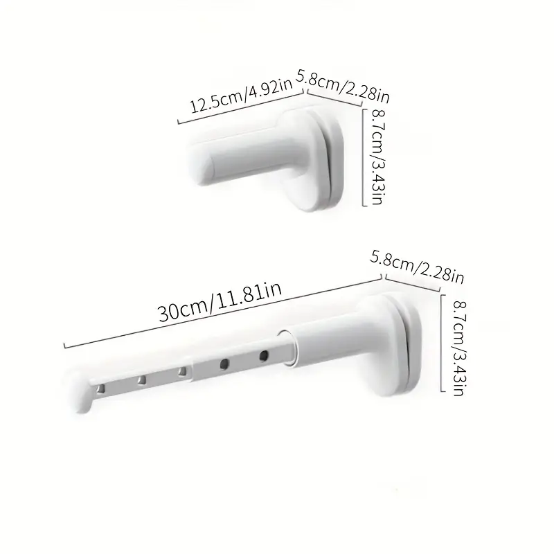 Thickened Portable Folding Hangers Extendable Travel Clothes Drying Rack Space Saving Design 3