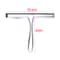 Stainless Steel Shower Squeegee With Silicone Rubber Scrape Glass Wiper For Windows And Bathroom 2