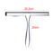 Stainless Steel Shower Squeegee With Silicone Rubber Scrape Glass Wiper For Windows And Bathroom 2