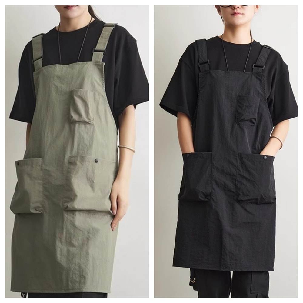 Waterproof Apron for Outdoor Barber, Coffee Shop, Unisex Kitchen Workwear Apron