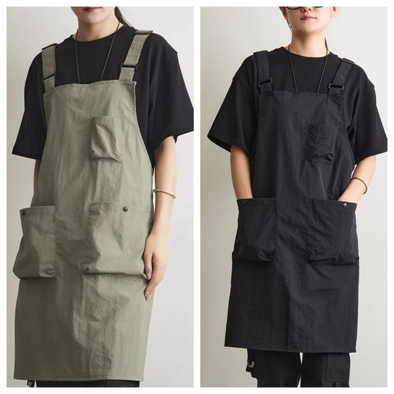 Waterproof Apron for Outdoor Barber, Coffee Shop, Unisex Kitchen Workwear Apron