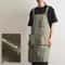 Waterproof Apron for Outdoor Barber, Coffee Shop, Unisex Kitchen Workwear Apron