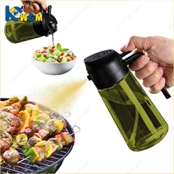 olive oil dispenser, dark glass oil sprayer, black lightproof cooking sprayer for salads, bbq barbecues