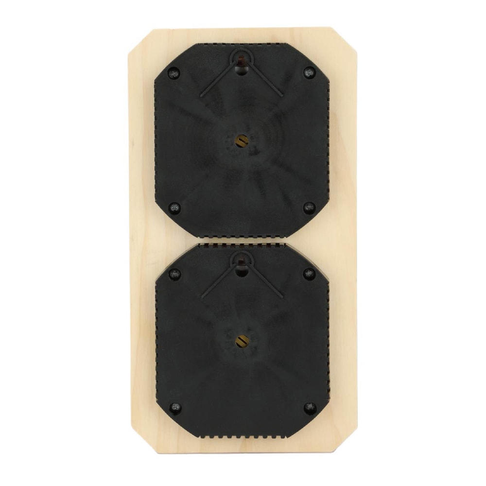 Mechanical Wood Sauna Thermometer Hygrometer WallMounted Spa Accessory No Battery Required For Fami 5