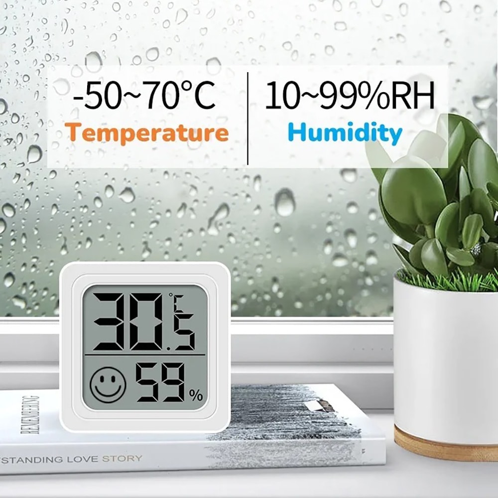 Mini Room Temperature And Humidity Meter LCD Digital Thermometer Indoor Hygrometer Sensor Weather S 2