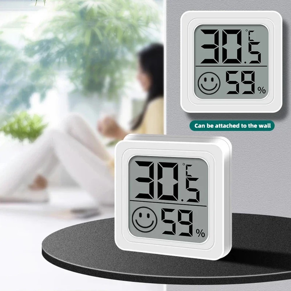 Mini Room Temperature And Humidity Meter LCD Digital Thermometer Indoor Hygrometer Sensor Weather S 1