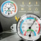 Mini Round Pointer Temperature Meter, Thermometer, Hygrometer for Room Climate Control