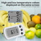 Fridge Thermometer With Hook Electric Digital Temperature Monitor For Freezer LCD Display 3