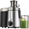 Stainless Steel Fruit Juicer, Centrifugal Motor, Big Mouth for Fruits Vegetables