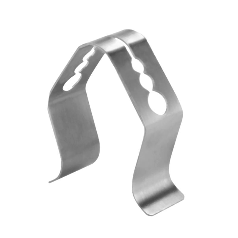 Stainless Steel Temperature Probe Clip for BBQ Grill Oven, Thermometer Holder Clips for Fixing BBQ Holes