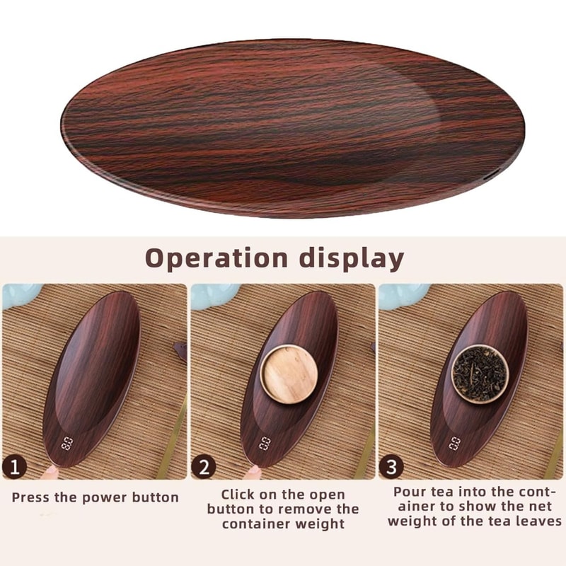 Portable Digital Scale, Multifunction Digital Pocket Scale, Rechargeable Gram Scale for Coffee, Baking, Jewelry