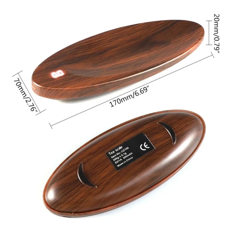 Portable Digital Scale, Multifunction Digital Pocket Scale, Rechargeable Gram Scale for Coffee, Baking, Jewelry