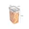 Airtight Cereal Storage Container, Moistureproof Rice Bucket, Plastic Food Storage Box