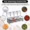 Spice Jar Set Condiment Cruet Bottle Kitchen Accessories Gourmet Acrylic Seasoning Box With Serving